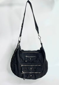 Luna Nylon Media Bag in Black
