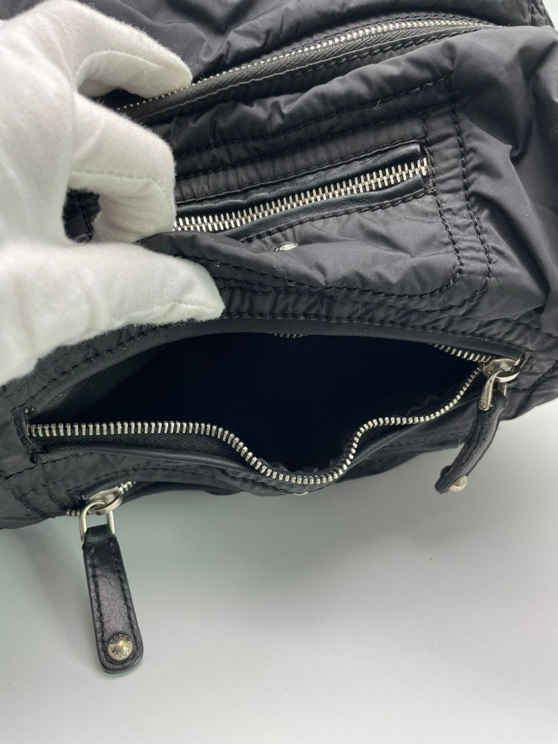 Luna Nylon Media Bag in Black