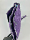 Sommerso Purple Suede Viva Bow Shoulder Bag
