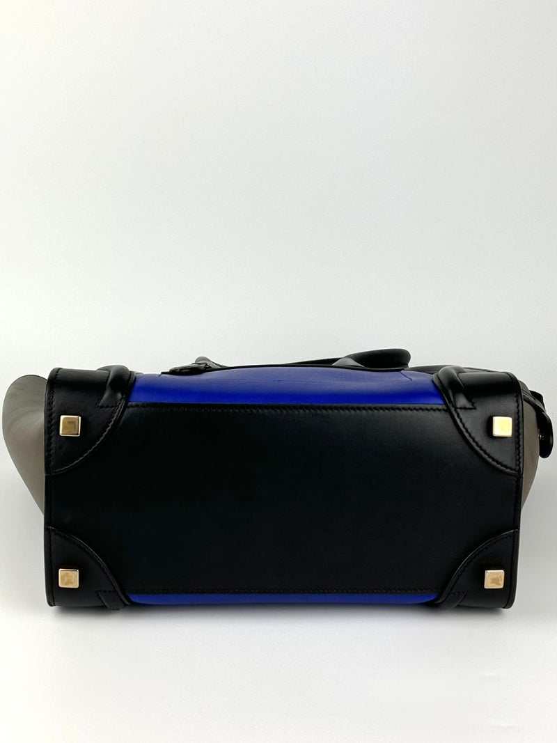 微型行李箱蓝色/黑色/棕色三色
