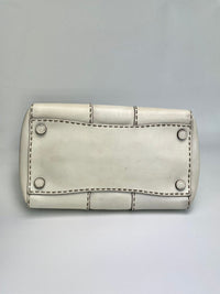 B2861K Talco City Calf Leather 2Way Bag White