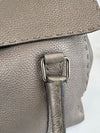 Metallic Linda Selleria Large Satchel Bag