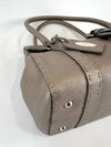 Metallic Linda Selleria Large Satchel Bag