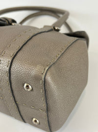 Metallic Linda Selleria Large Satchel Bag