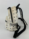 White Stark Side Studs Backpack in Visetos