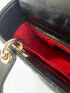 Black Cannage Lambskin Small Lady Dior My ABCDior Bag LGHW