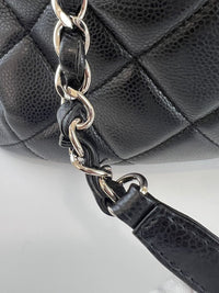 Caviar Quilted CC Timeless Soft Tote in Black SHW