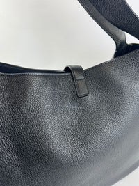 Le 5 À 7 Bea Black Textured-Leather Tote&nbsp;