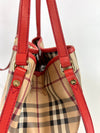 Canterbury Check Tote - Dark Pink