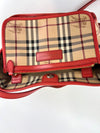 Canterbury Check Tote - Dark Pink