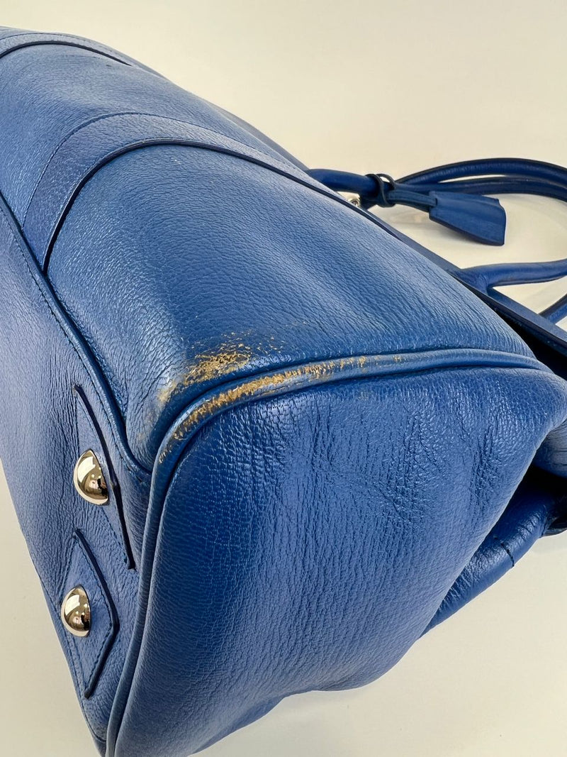 Bayswater in Blue, Gold Hardware