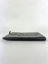 Black Leather Logo Clutch&nbsp;