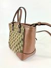 Pink/Beige GG Canvas Bree Tote Bag