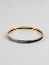 Fusion Bangle in Ultra Marine / Chardon, Yellow Gold Plated