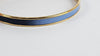 Fusion Bangle in Ultra Marine / Chardon, Yellow Gold Plated