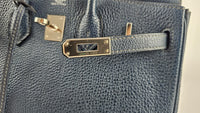 Birkin 25 Bleu de Prusse Togo PHW