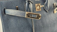 Birkin 25 Bleu de Prusse Togo PHW