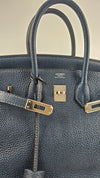 Birkin 25 Bleu de Prusse Togo PHW