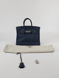 Birkin 25 Bleu de Prusse Togo PHW