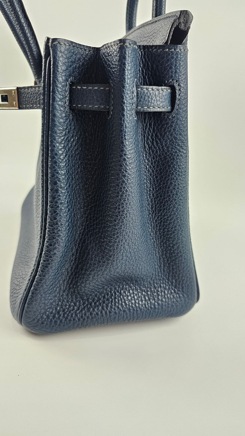 Birkin 25 Bleu de Prusse Togo PHW