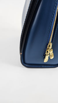 Toledo Blue Epi Leather Pont Neuf PM Bag