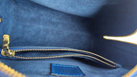 Toledo Blue Epi Leather Pont Neuf PM Bag