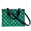 Green Jacquard Velvet Monogram Onthego PM *RFID*