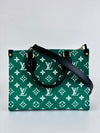 Green Jacquard Velvet Monogram Onthego PM *RFID*