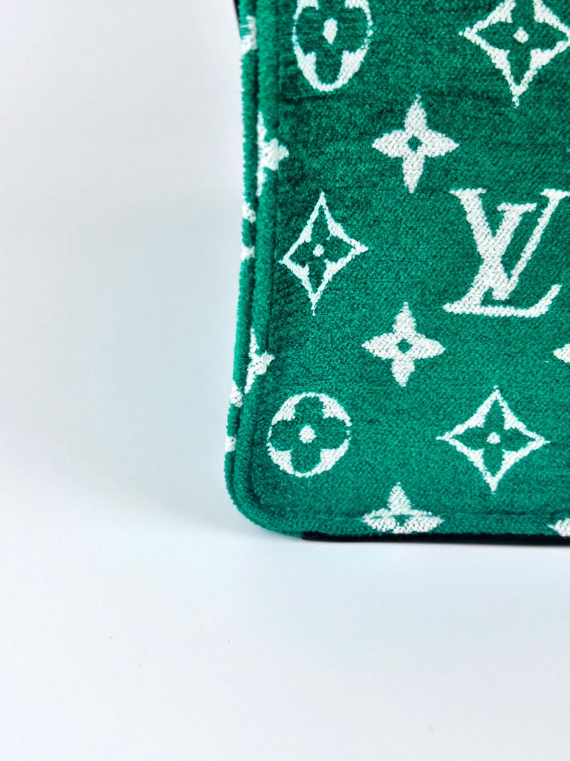 Green Jacquard Velvet Monogram Onthego PM *RFID*