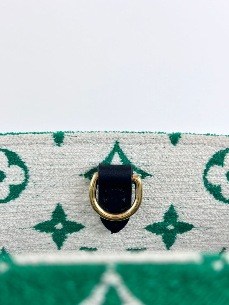 Green Jacquard Velvet Monogram Onthego PM *RFID*