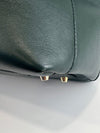 Pine Green Leather Alice Top Zip Satchel&nbsp;