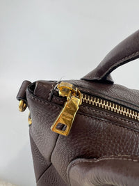 Brown Vitello Daino Leather Tote