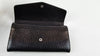 Antigona Long Flap Wallet in Black Grained Calf Leather