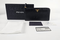 1M1183 Saffiano Metal Nero Long Wallet