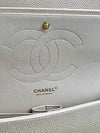 Beige Caviar Jumbo Classic Flap GHW