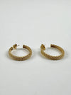 Somerset Mesh Hoop Earrings - 18K Yellow Gold Hoop