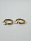 Somerset Mesh Hoop Earrings - 18K Yellow Gold Hoop