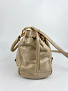 Beige / Pink Vitello Lux Bowler Bag