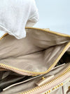 Beige / Pink Vitello Lux Bowler Bag