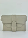 Sand Pebbled Leather Aria Belt Bag