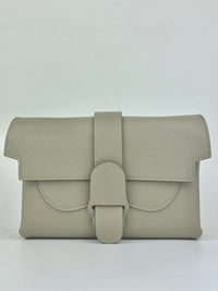 Sand Pebbled Leather Aria Belt Bag