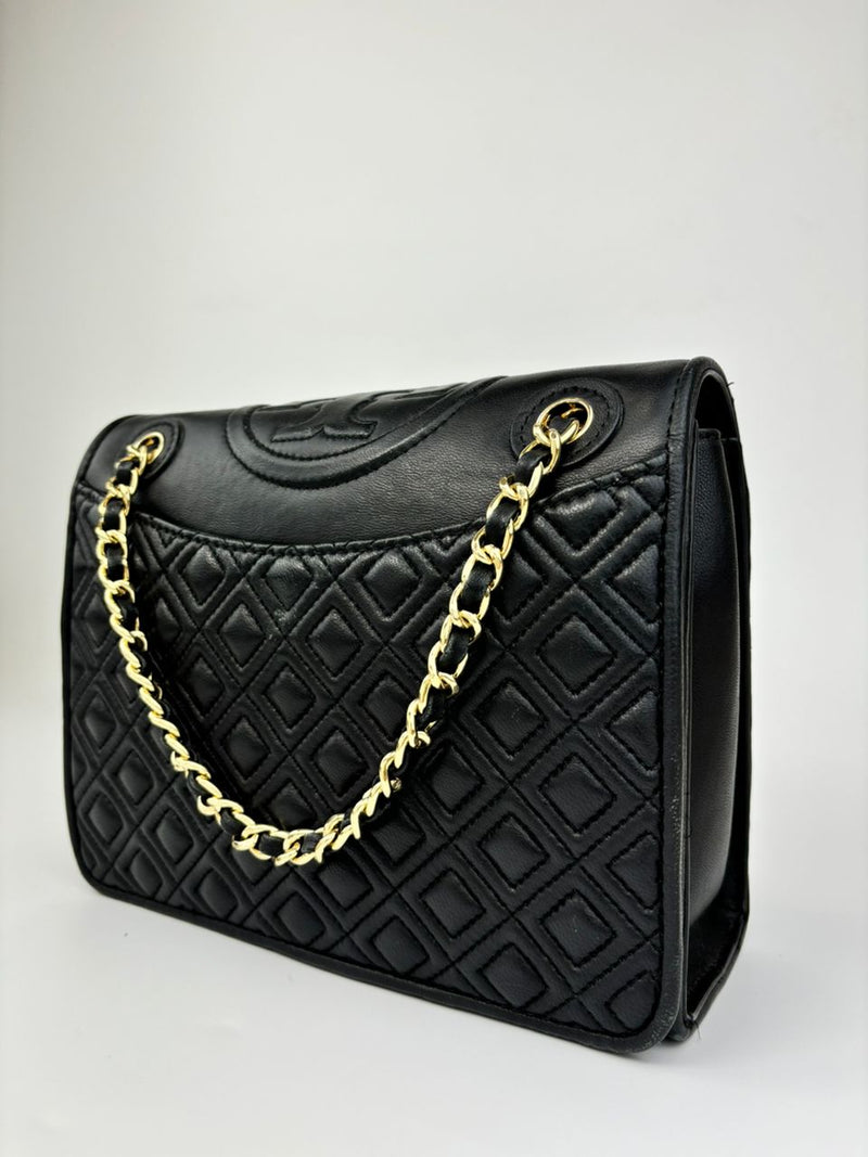 Black Fleming Shoulder Bag