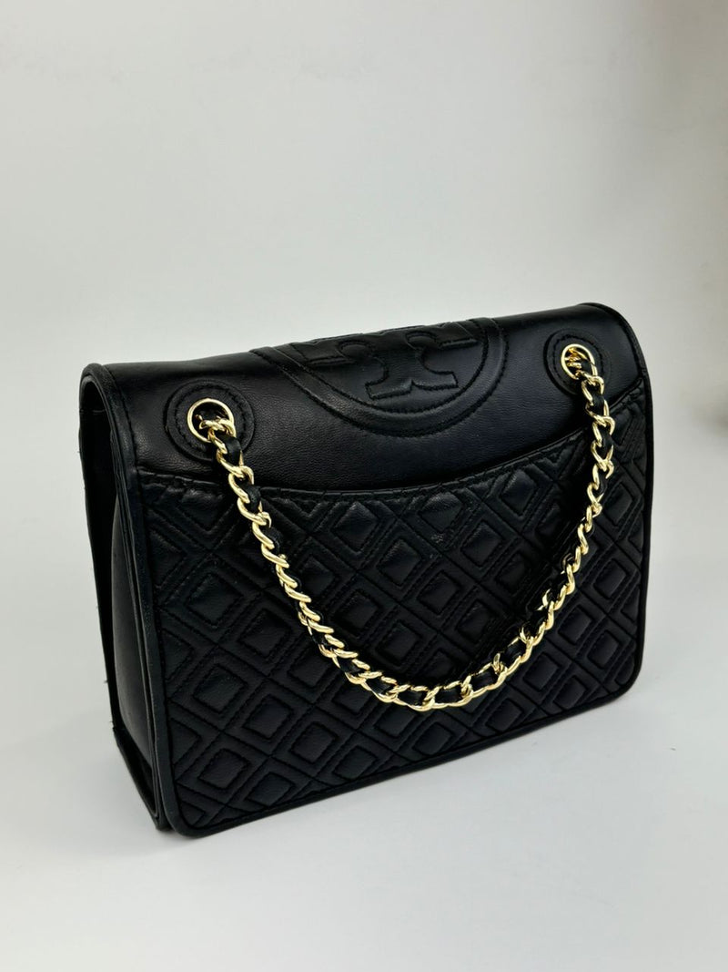 Black Fleming Shoulder Bag