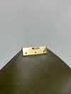 Whitney Studded Colourblock Shoulder Bag White/Olive Green/Black