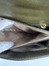 Whitney Studded Colourblock Shoulder Bag White/Olive Green/Black