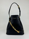 Black CD-Embossed Calfskin Medium C'est  Bag