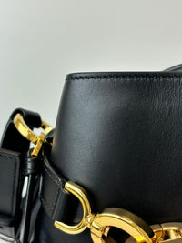 Black CD-Embossed Calfskin Medium C'est  Bag