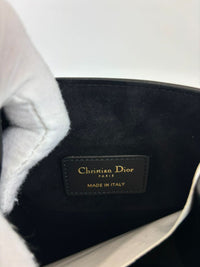 Black CD-Embossed Calfskin Medium C'est  Bag