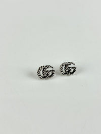 627755 Double G Earrings in 925 Sterling Silver