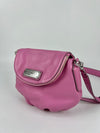 Pink Mini Leather Natasha Crossbody Bag